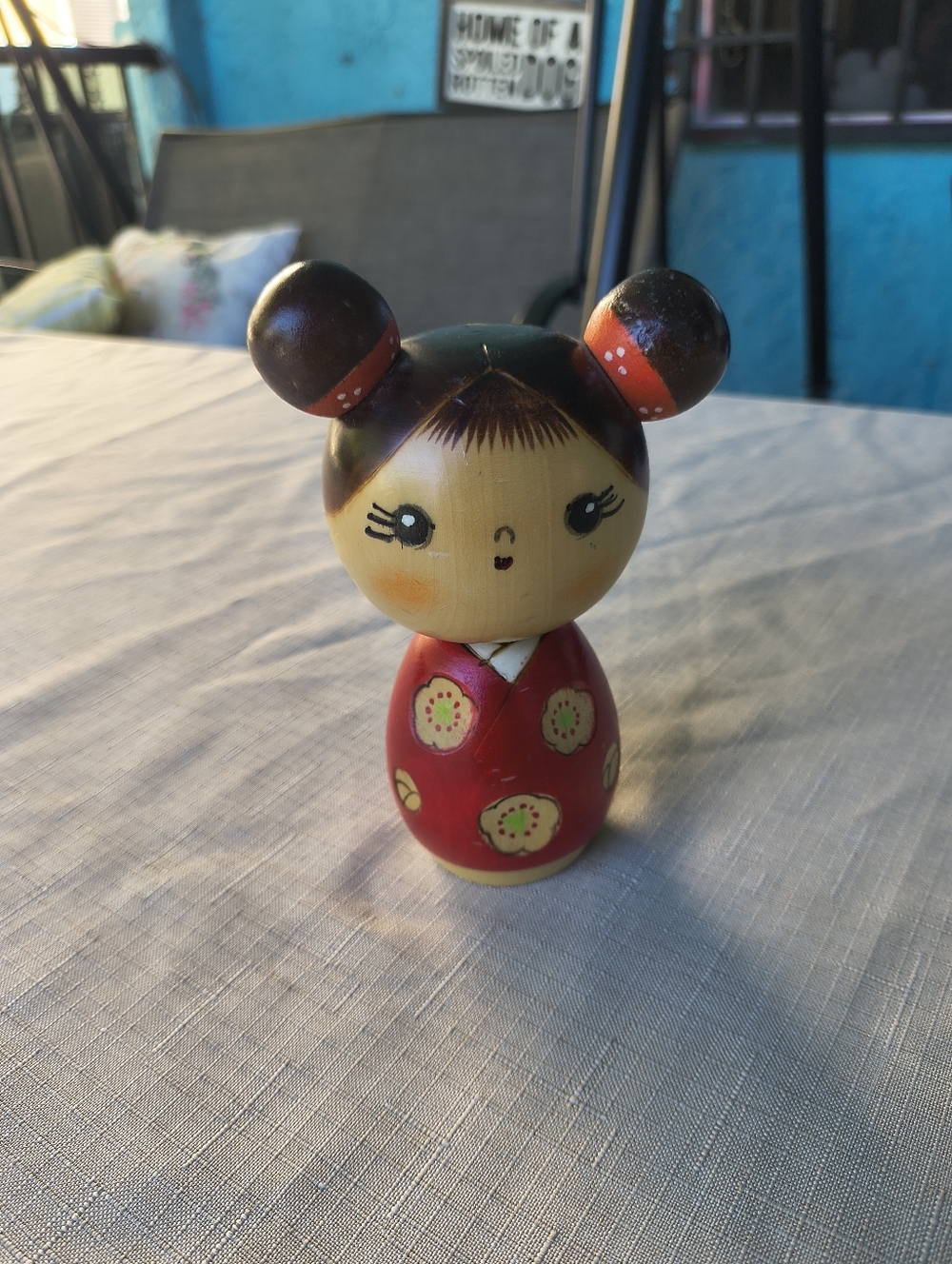 5" Usaburo Japanese Kokeshi Wooden Doll  Made in Japan